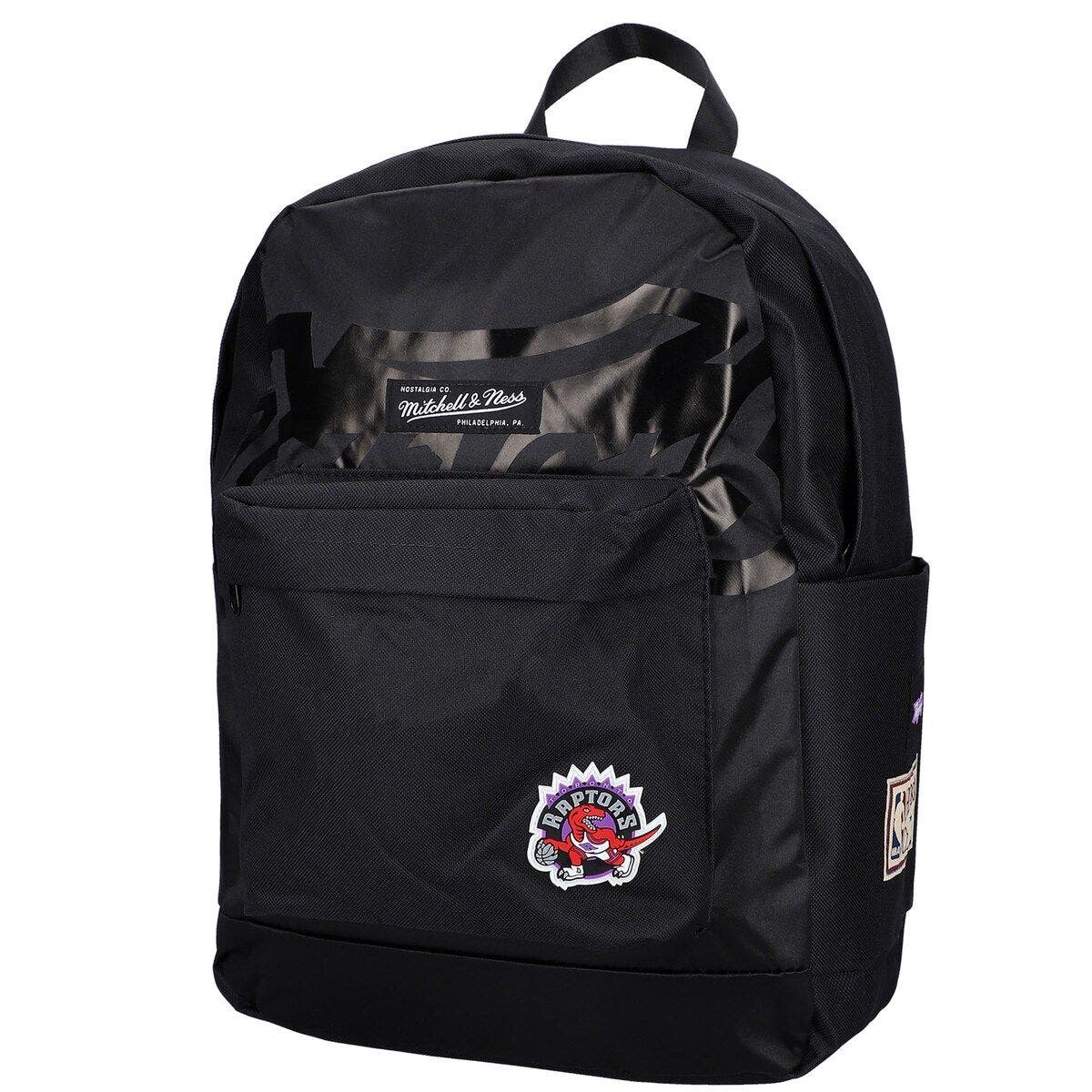 Mitchell 
Ness Black Toronto Raptors Team Backpack, Main, color, Black