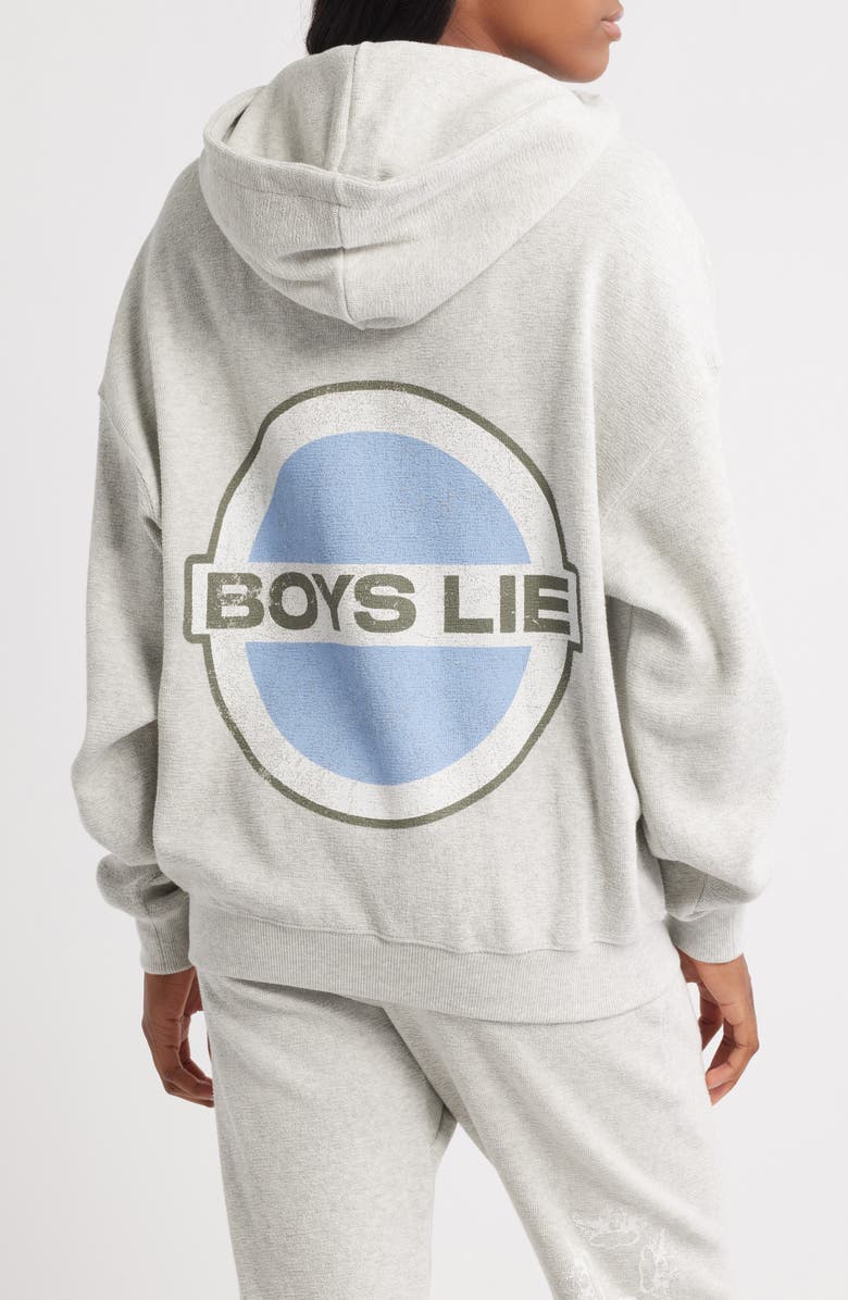 BOYS LIE Pamela Logo Hoodie, Alternate, color, Grey