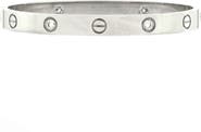 Pre-Owned Cartier Love 4 Diamond Bracelet 18K White Gold and Diamonds