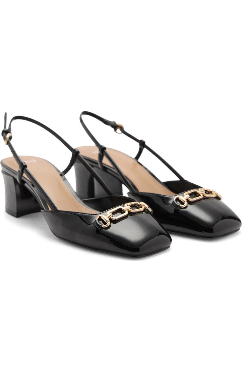 MANGO Slingback Pump, Alternate, color, Black