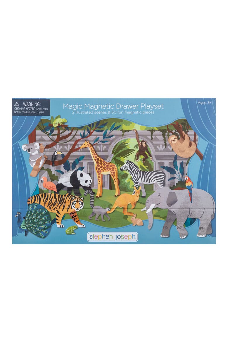 Magnetic Scene Play Kit with Drawer, Main, color, BLUE