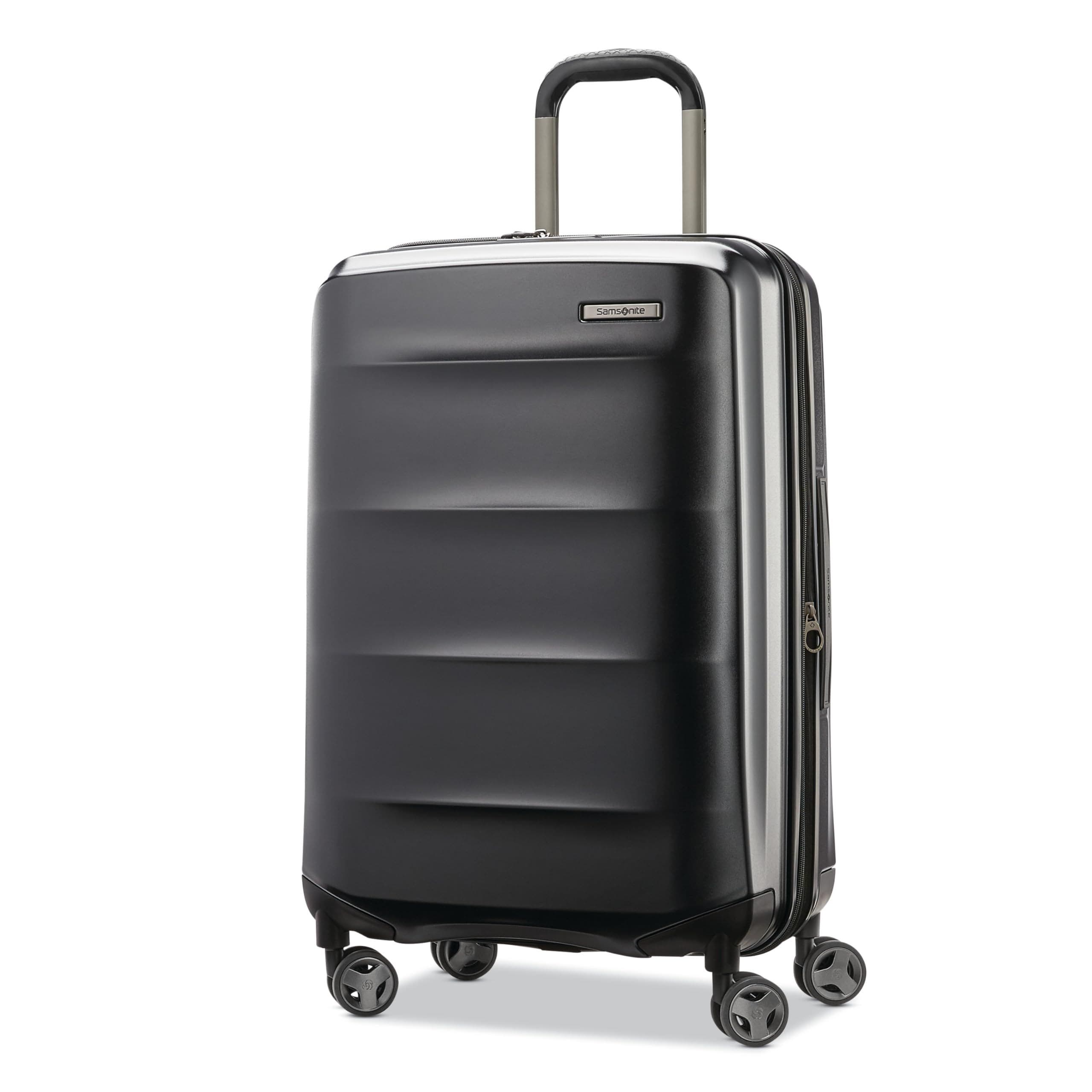 Samsonite Octiv Hardside Spinner Carry-On Luggage, Main, color, Stealth Black