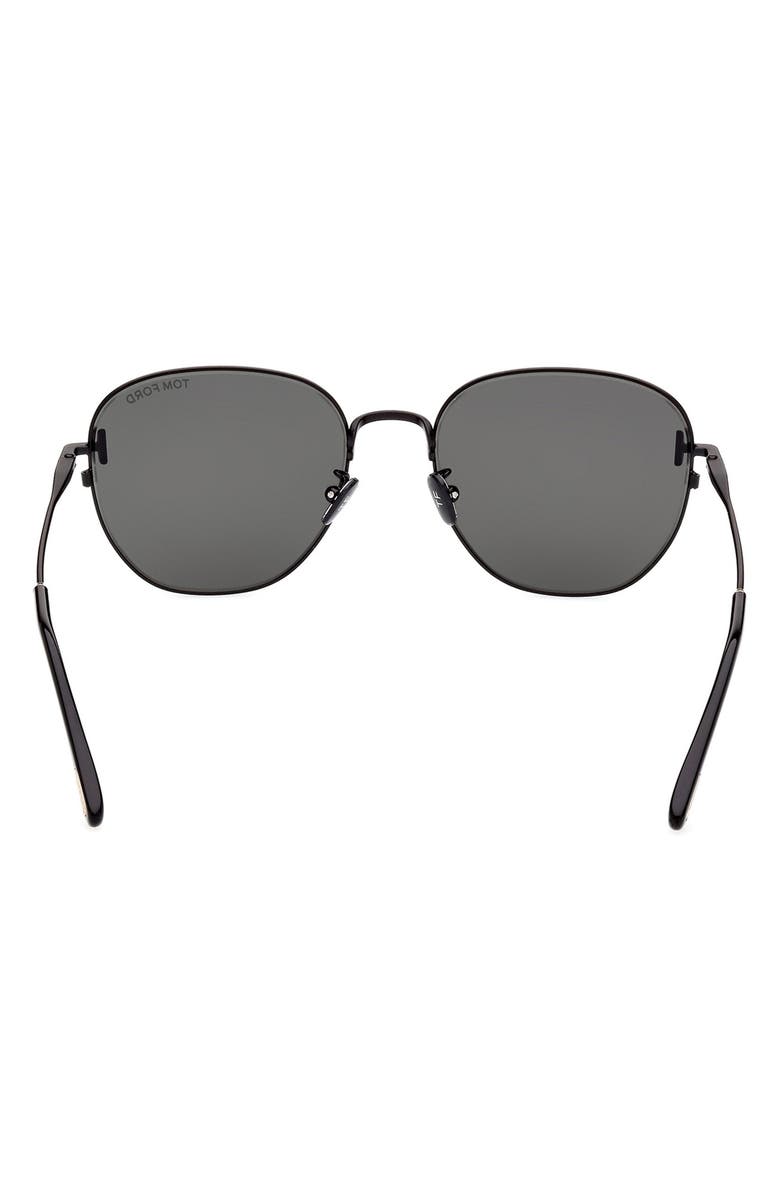 TOM FORD Round 56mm Sunglasses, Alternate, color,