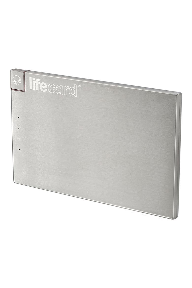Lifecard Lightning Power Boost, Main, color, SILVER