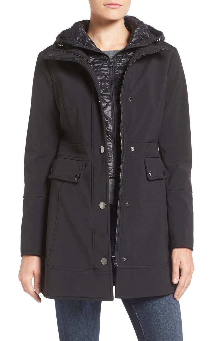 GUESS Soft Shell Jacket, Alternate, color, 
