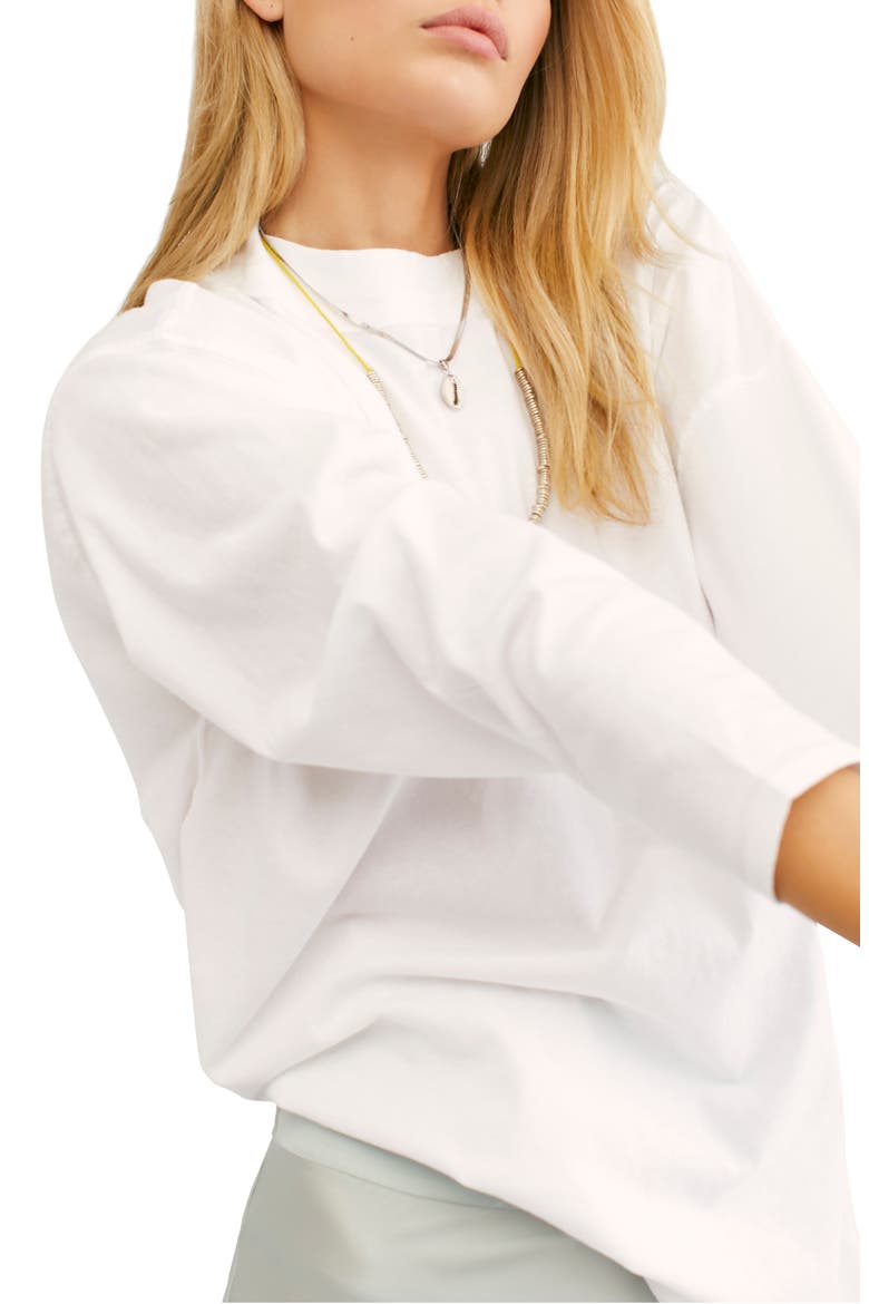 We the Free by Free People Be Free Tunic T-Shirt, Alternate, color, WHITE