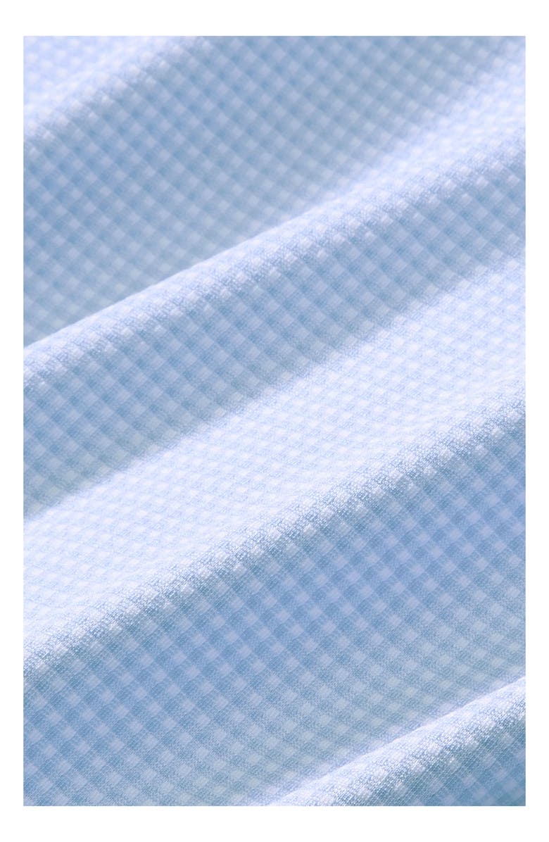 Mizzen+Main Halyard Short Sleeve Performance Button-Up Shirt, Alternate, color, Cloud Blue Peter Gingham