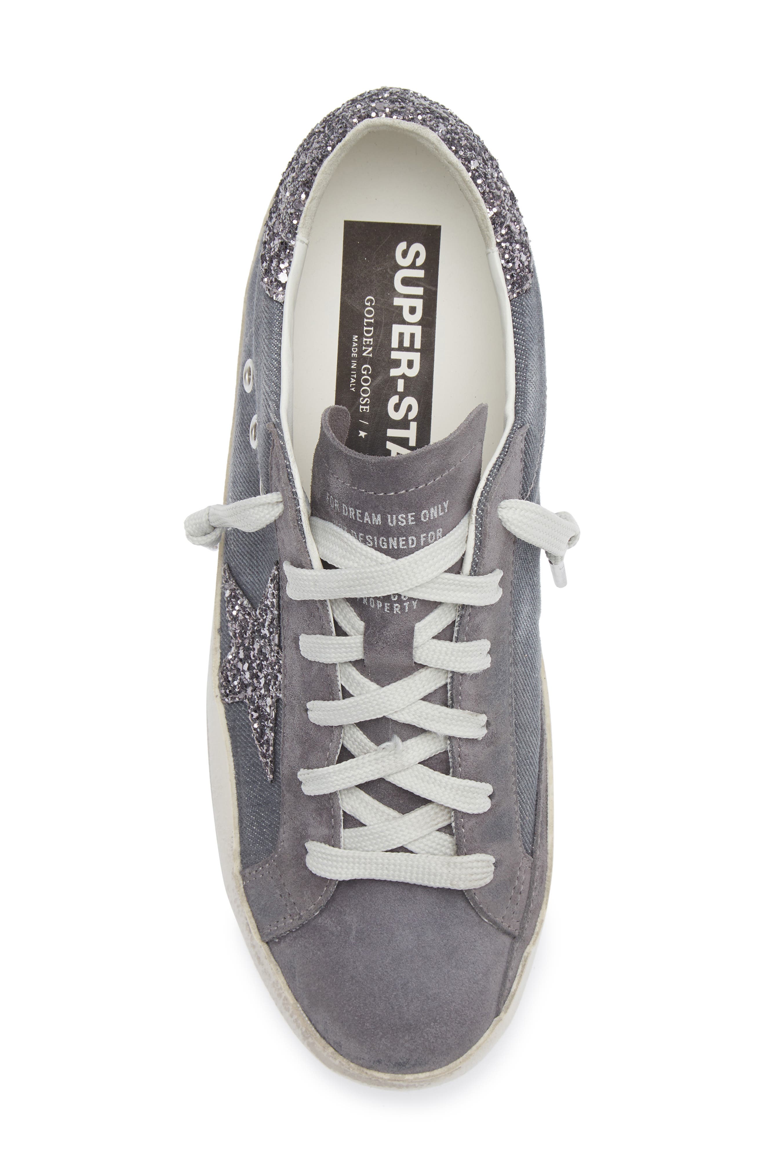 Golden Goose Super-Star Low Top Sneaker, Alternate, color, Grey