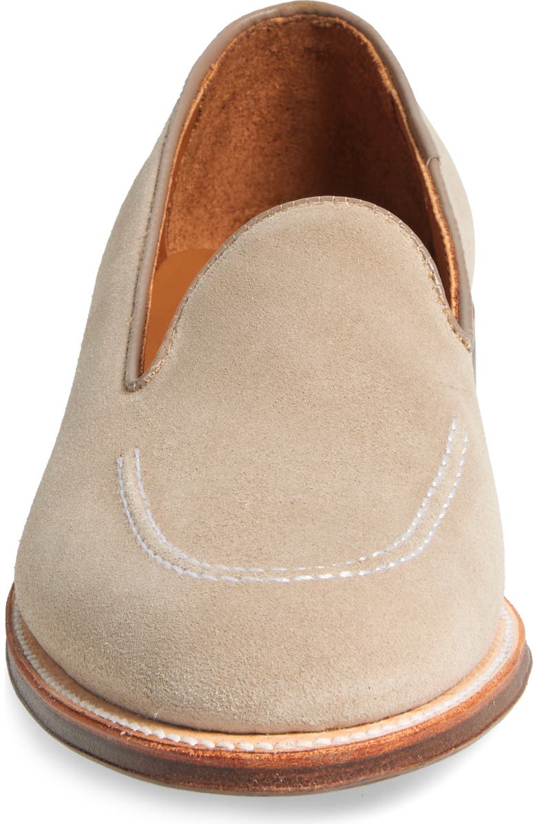 Alden Regina Loafer, Alternate, color, Milkshake Suede