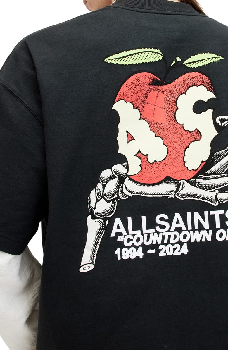 AllSaints Tempter Cotton Graphic T-Shirt, Alternate, color, 