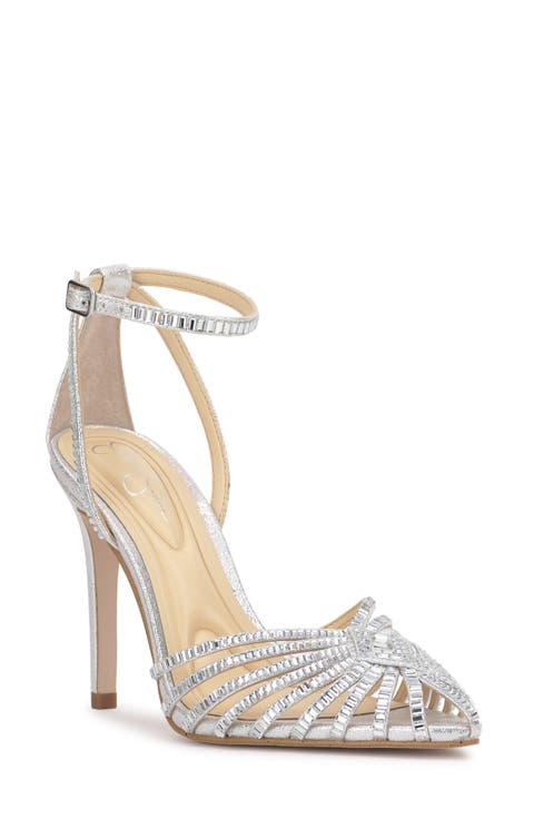 Paveri 2 Pointed Toe Ankle Strap Pump (Women)