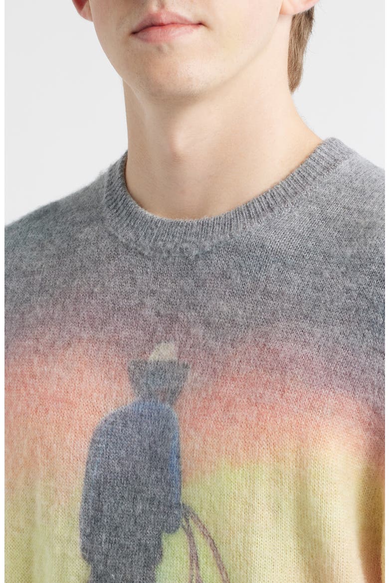 But That Was a Dream Sweater, Alternate, color, YELLOW MULTI