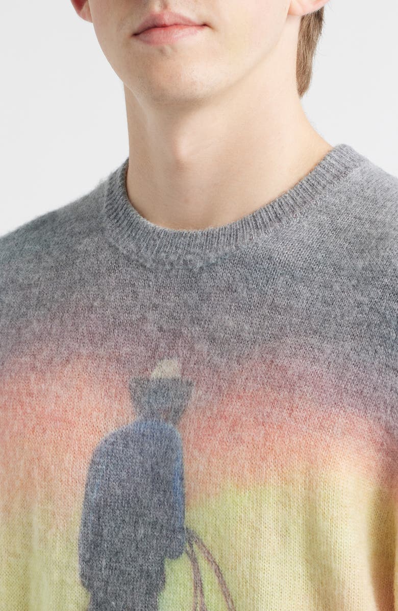 ONE OF THESE DAYS But That Was a Dream Sweater, Alternate, color, Yellow Multi