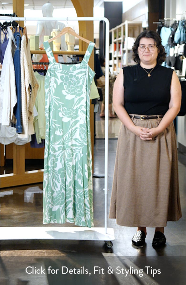 Print Sleeveless Maxi Dress, sales video thumbnail