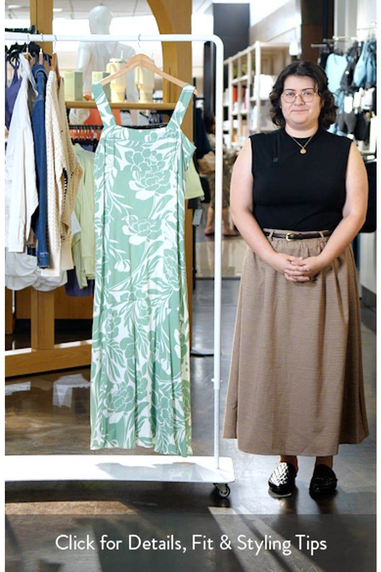 Print Sleeveless Maxi Dress video