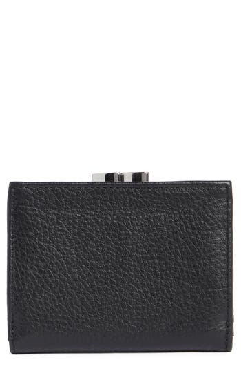 Mundi Small Leather Goods Soho Frenchie Clutch In Black