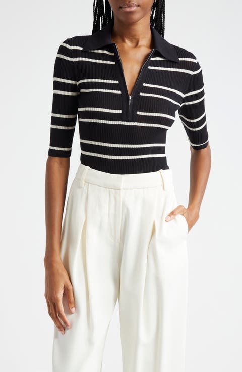 Cooper Stripe Knit Polo
