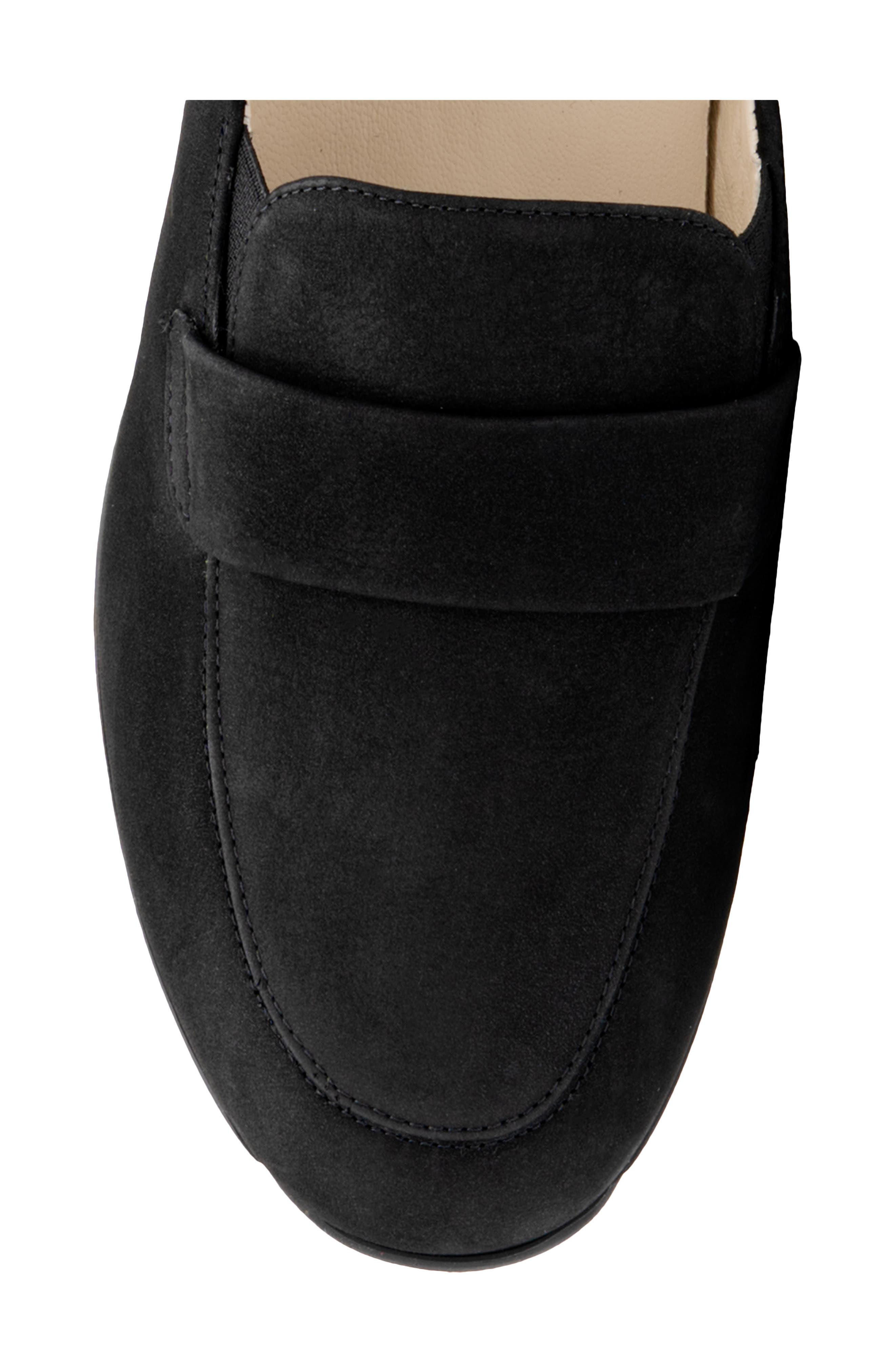 Amalfi by Rangoni Jill Loafer, Alternate, color, Black Long Beach