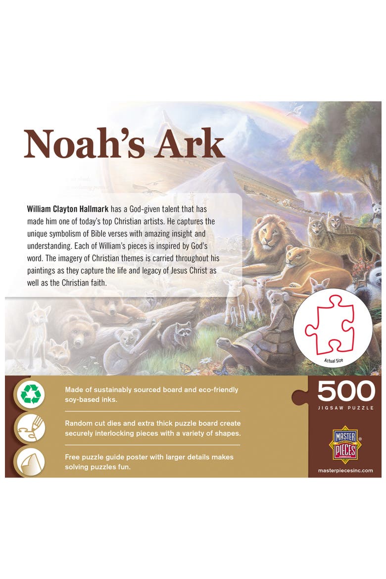 Noah's Ark 500 Piece Jigsaw Puzzle, Alternate, color, Multicolor