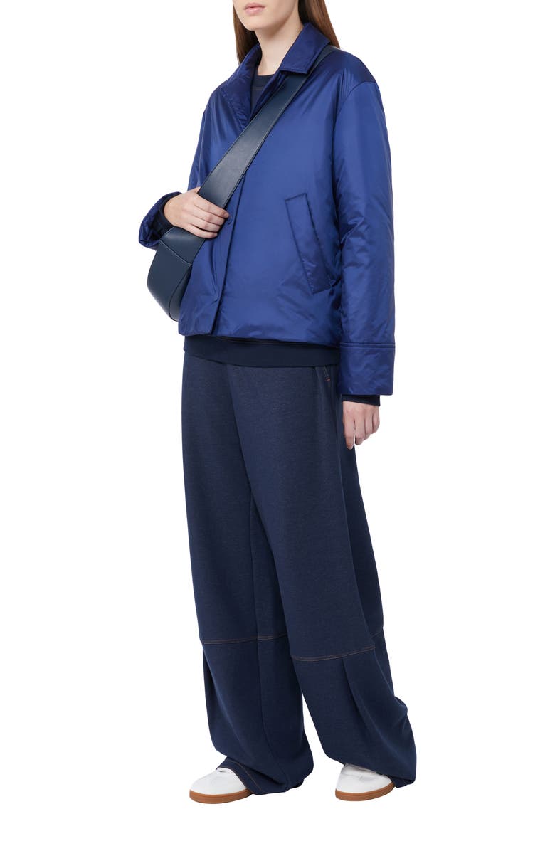 MM by Max Mara Fronda Crop Jacket, Alternate, color, China Blue
