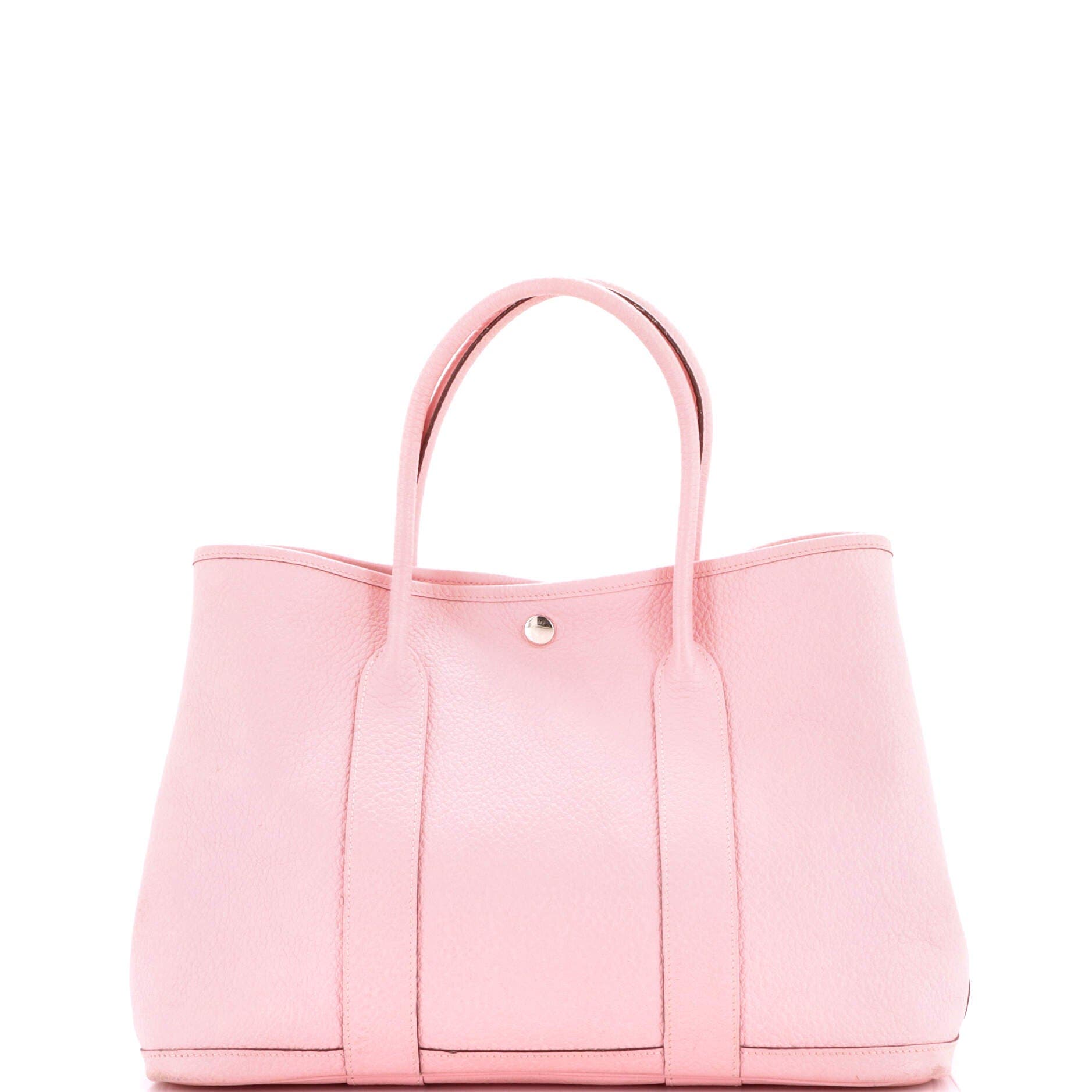 Pre-Owned Hermes Garden Party Tote Leather 36, Alternate, color, Rose Sakura