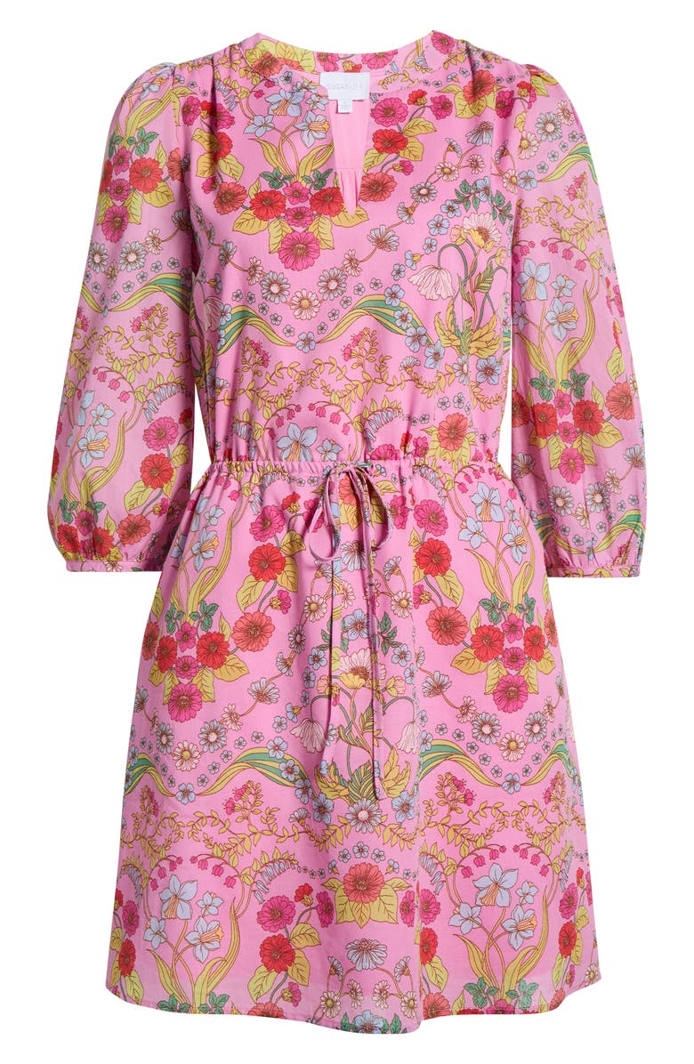 SUGARLIPS Ramsie Floral Print Minidress, Main, color, 