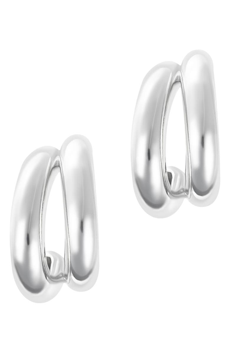 Adornia Double Hoop Earrings, Alternate, color, 