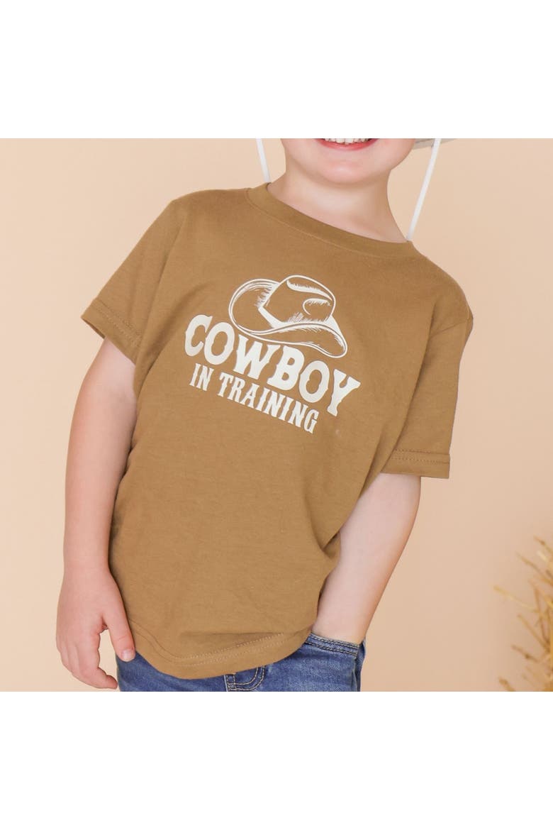 Cowboy In Training Western Short Sleeve T-Shirt, Alternate, color, Mocha