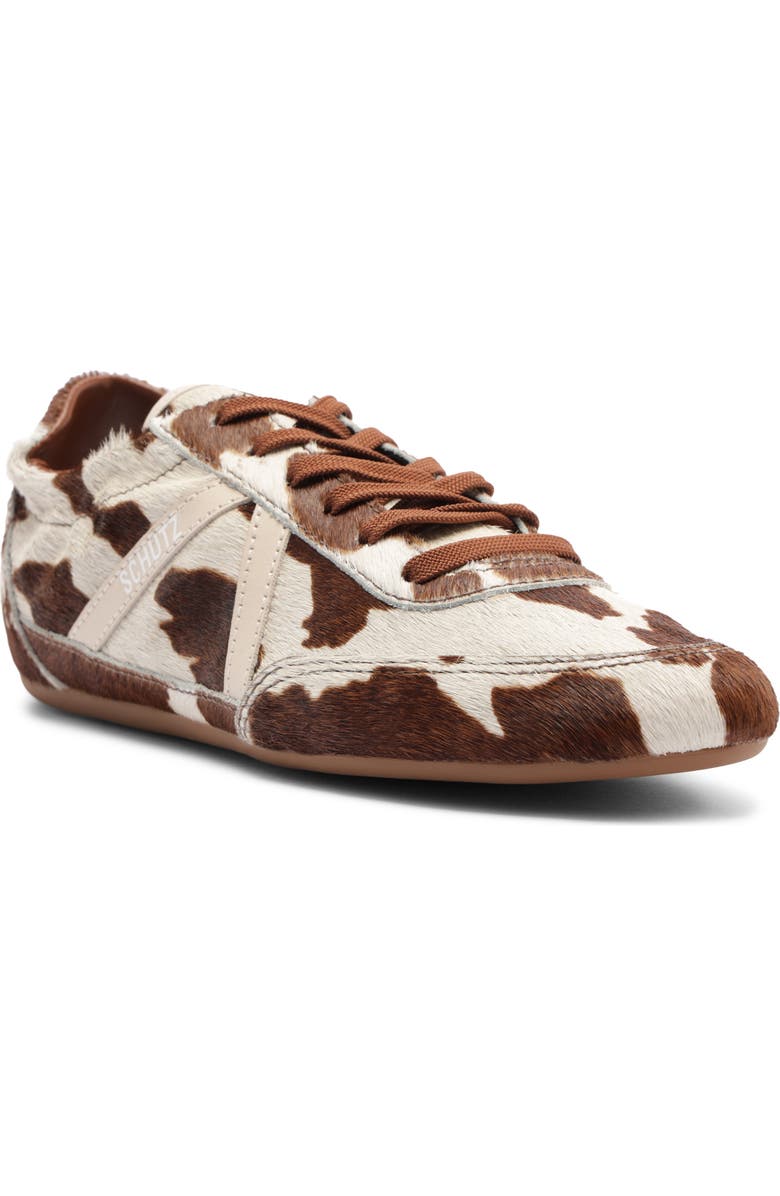 Schutz Eight Genuine Calf Hair Sneaker, Main, color, Pearl Pony