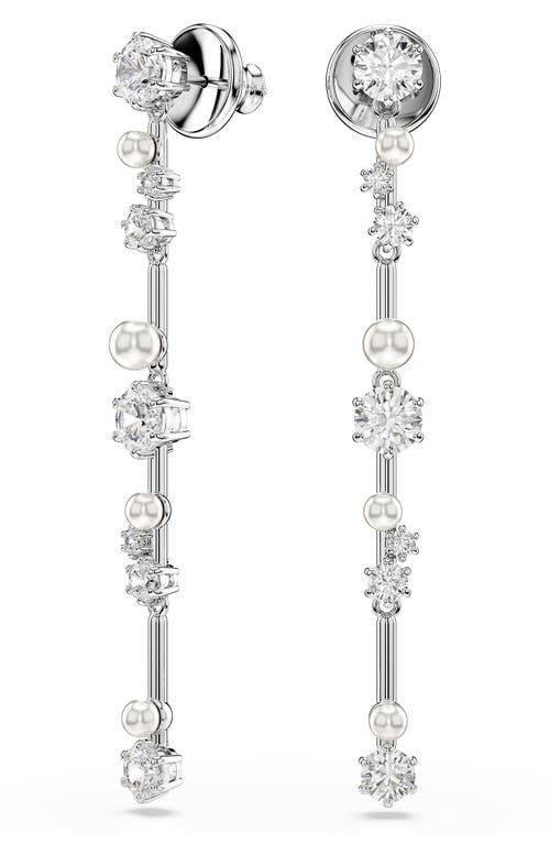 Swarovski Constella Drop-ohrhänger In White/silver