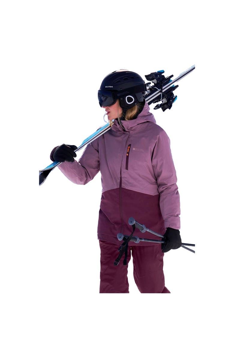 Alpine Waterproof Padded Ski Jacket, Alternate, color, Dusky Purple