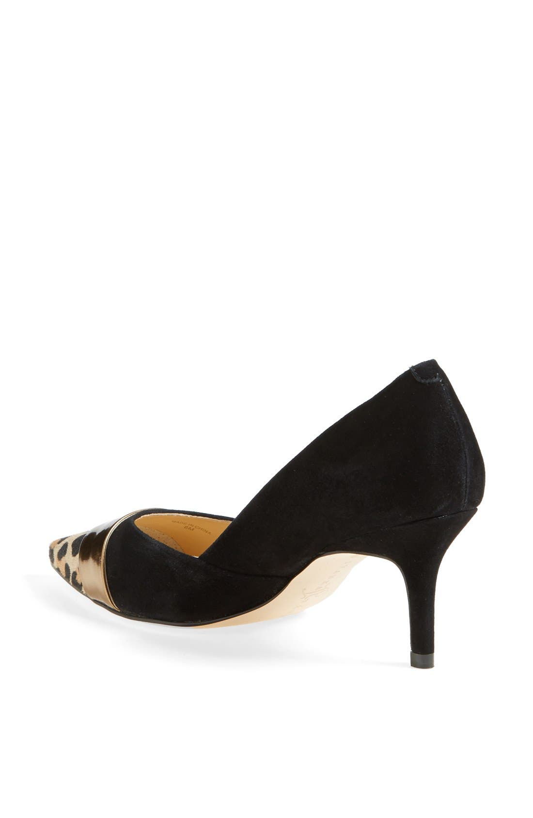 'Nyle' Pump, Alternate, color, BLACK/ WHITE/ GOLD