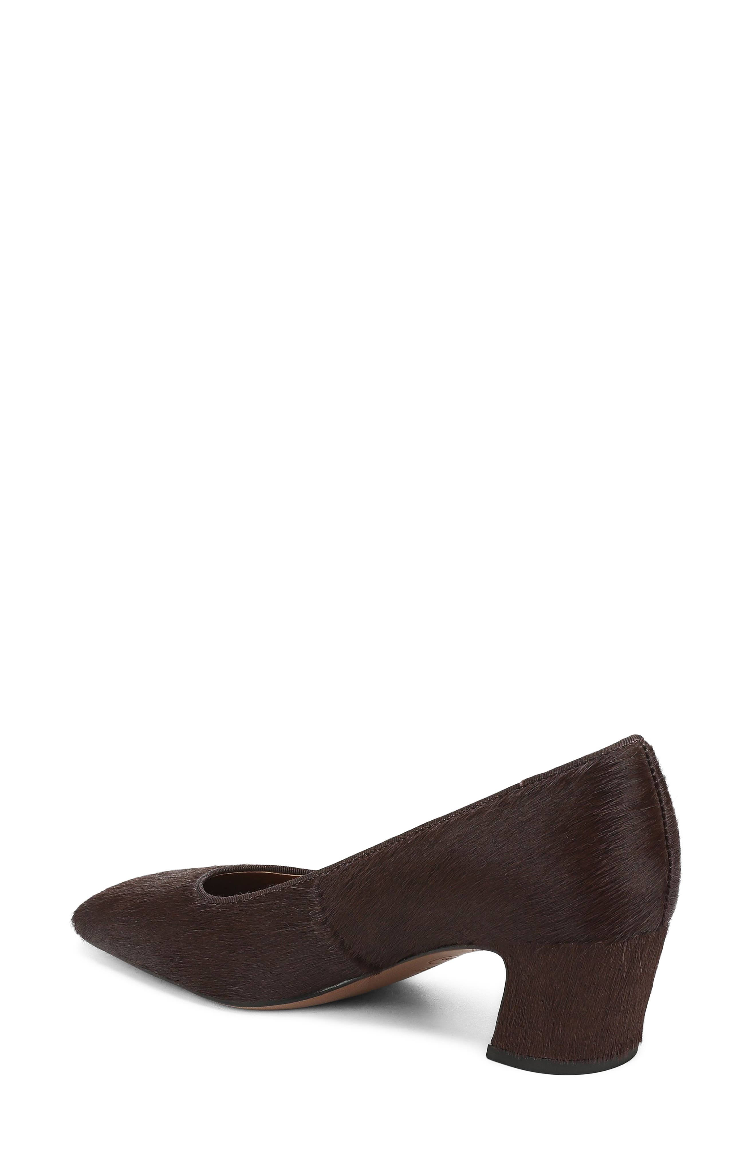 Salino Genuine Calf Hair Pump, Alternate, color, BROWN LEATHER