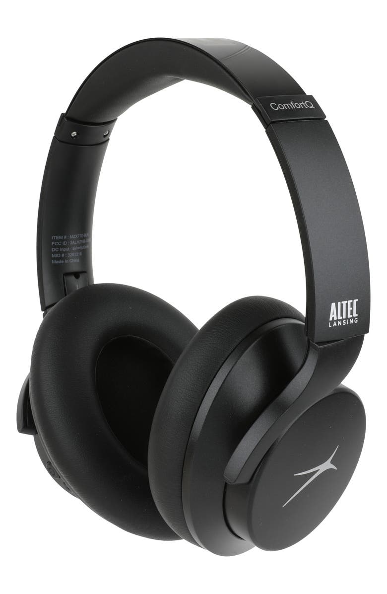 Altec Lansing Active Noise Cancelling Bluetooth<sup>®</sup> Over-Ear Headphones, Alternate, color, 
