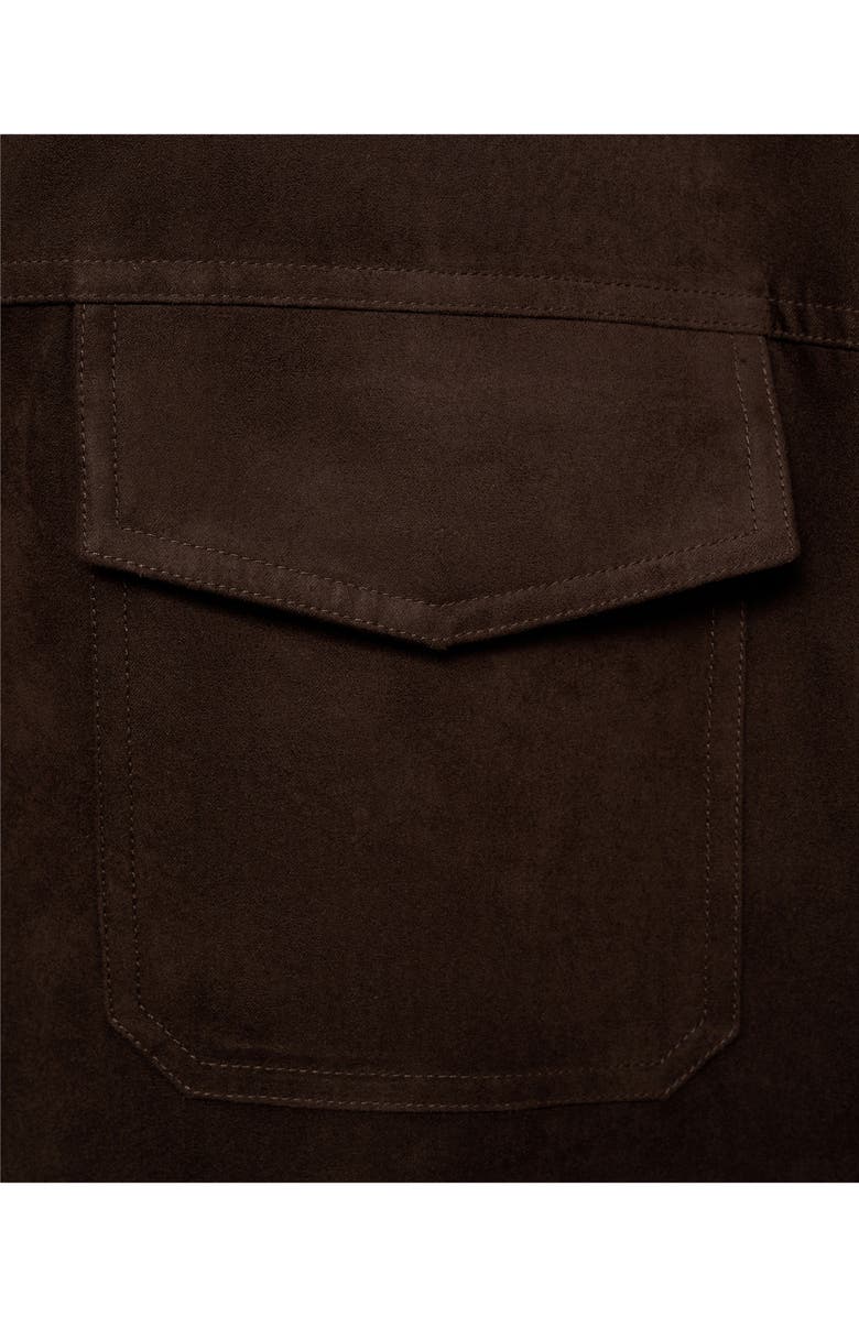 MANGO Faux Suede Jacket, Alternate, color, 