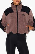 SKIMS Faux Shearling Zip Jacket