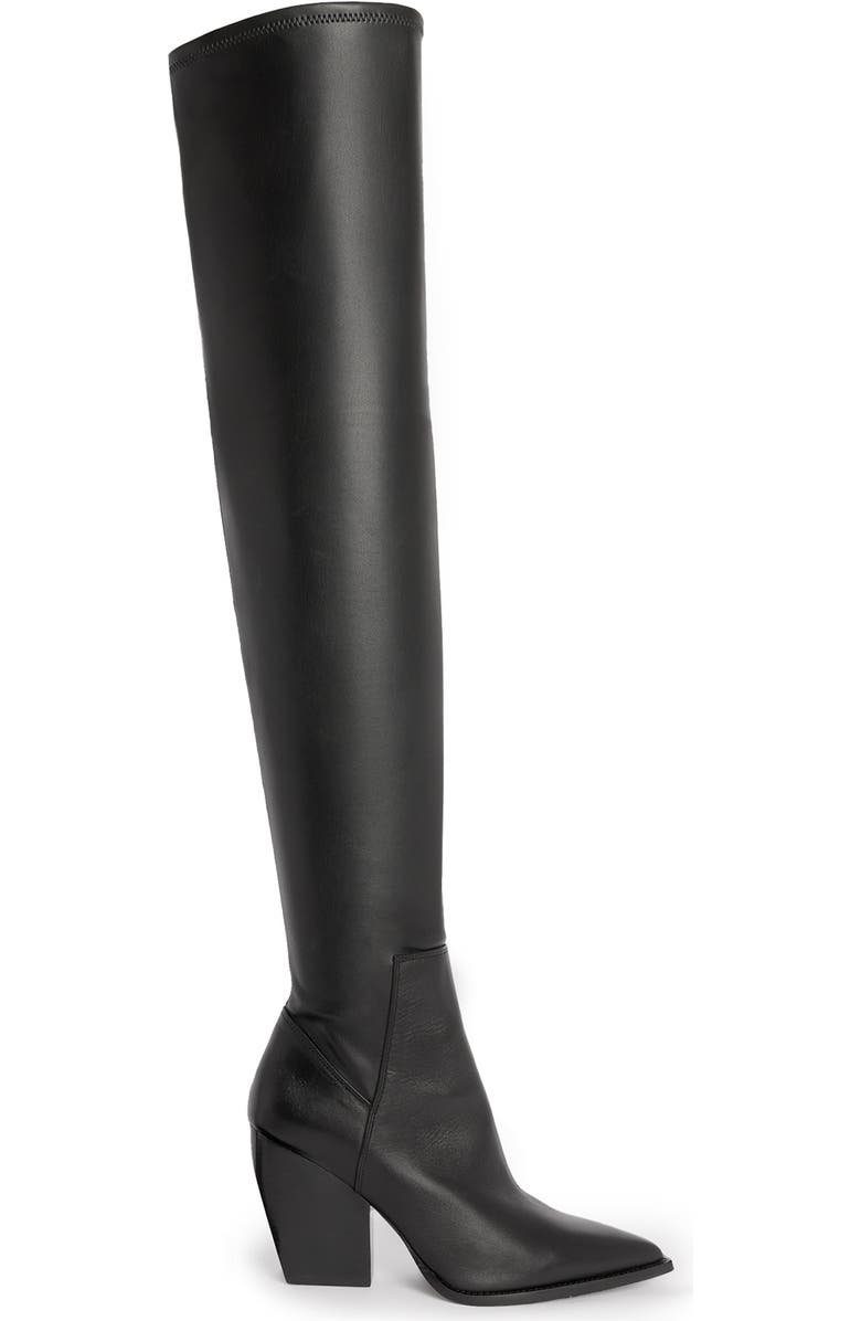 AllSaints Lara Thigh High Boot, Alternate, color,