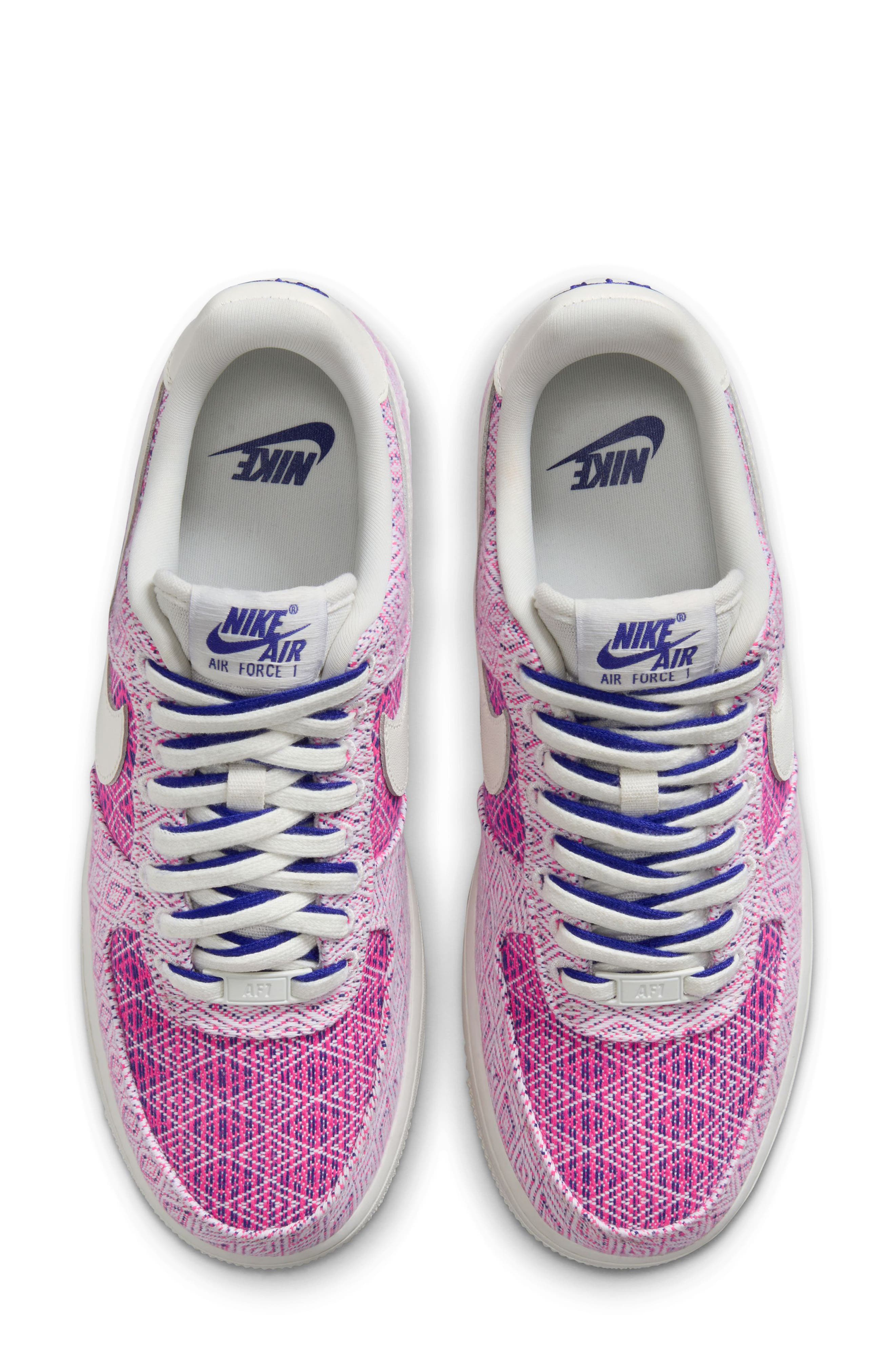 Air Force 1 '07 Basketball Sneaker, Alternate, color, MULTI/ SAIL/ CONCORD/ PINK