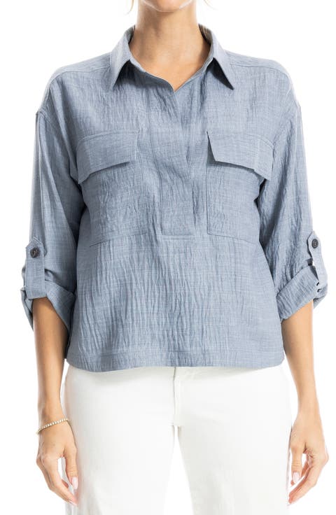 Collared Textured Shirt