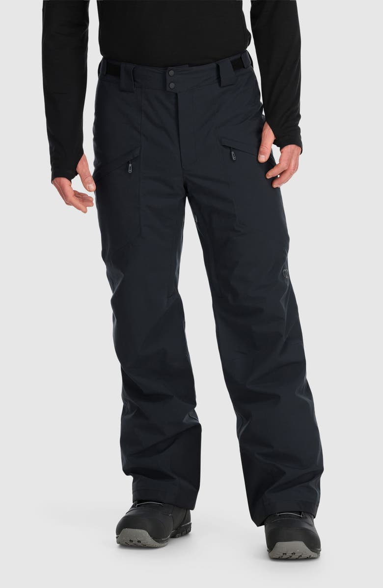 Outdoor Research Snowcrew Snow Pants, Main, color, Black