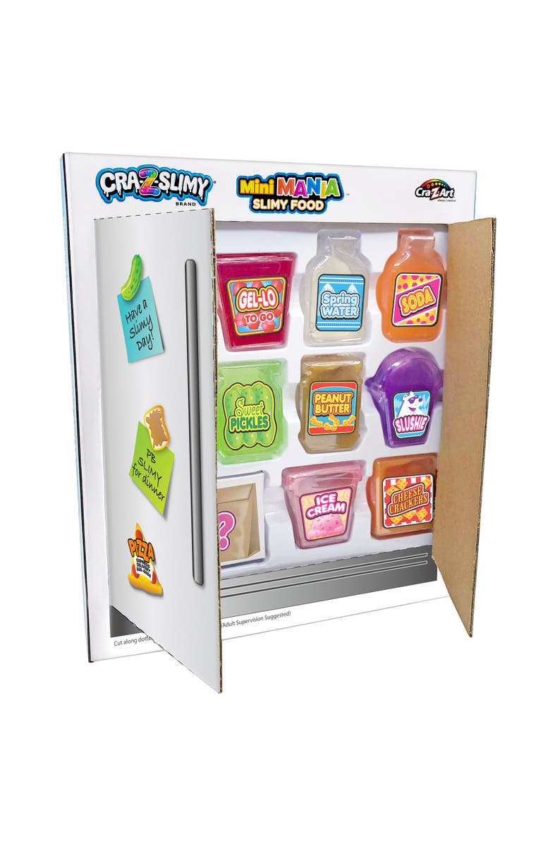 CRA-Z-ART Mini Mania Slimy Food Grocery Set, Ages 6+, Alternate, color, Multicolored