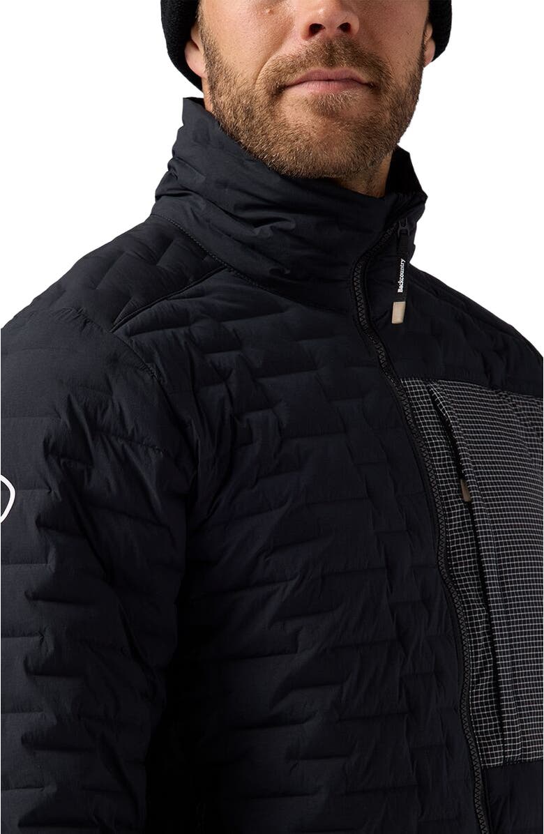 Backcountry Peale Primaloft Stitch-Free Baffle Stretch Jacket - Men's, Alternate, color, Black