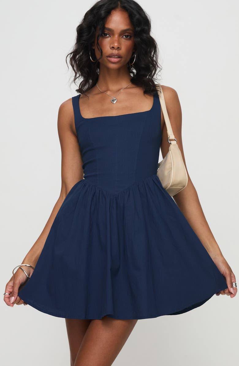 Princess Polly Martie Fit & Flare Minidress, Alternate, color,