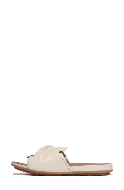 Fitflop Gracie Soft Twist Slide Sandal In Paris Beige