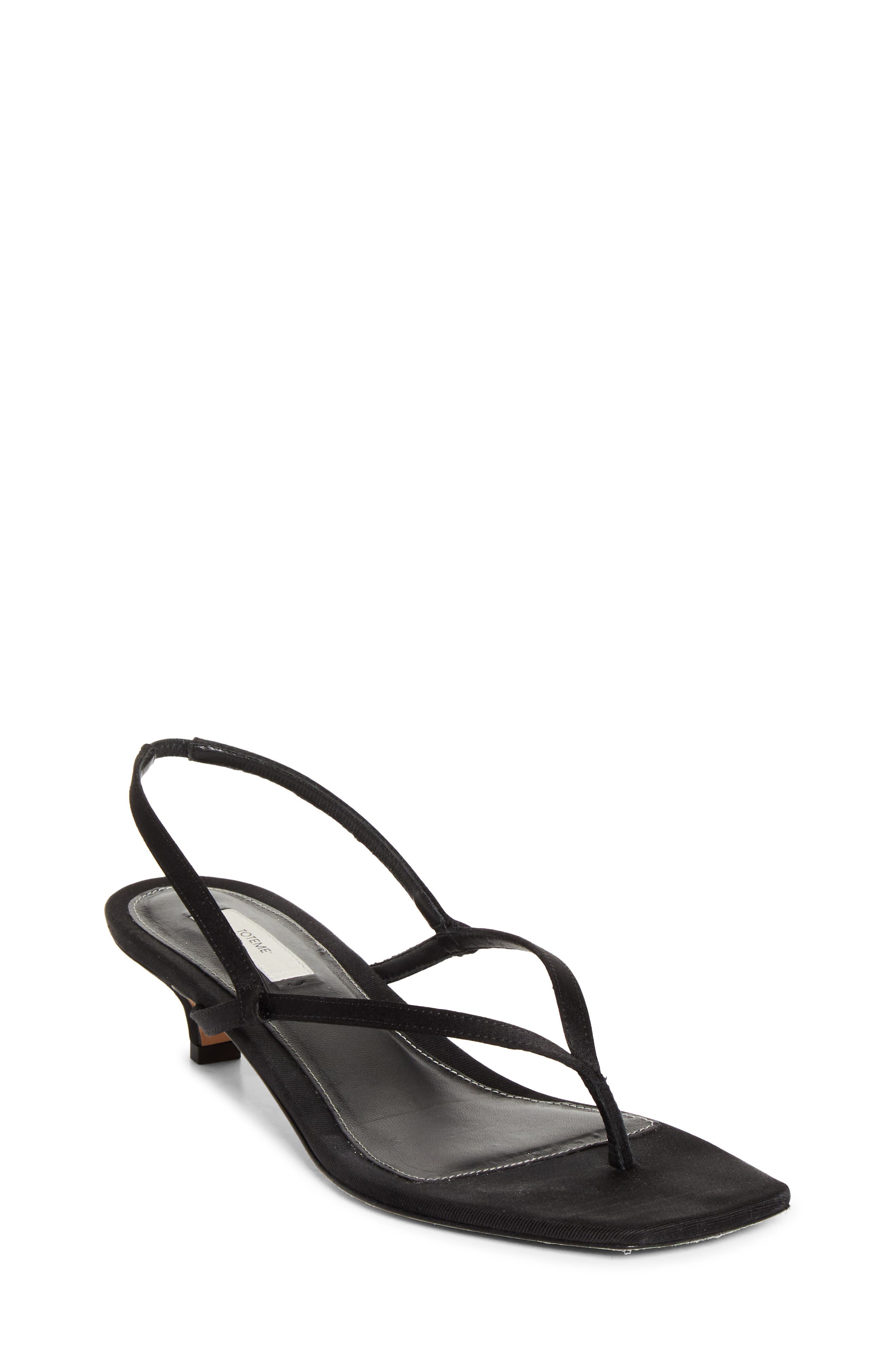 Slingback Sandal, Main, color, BLACK