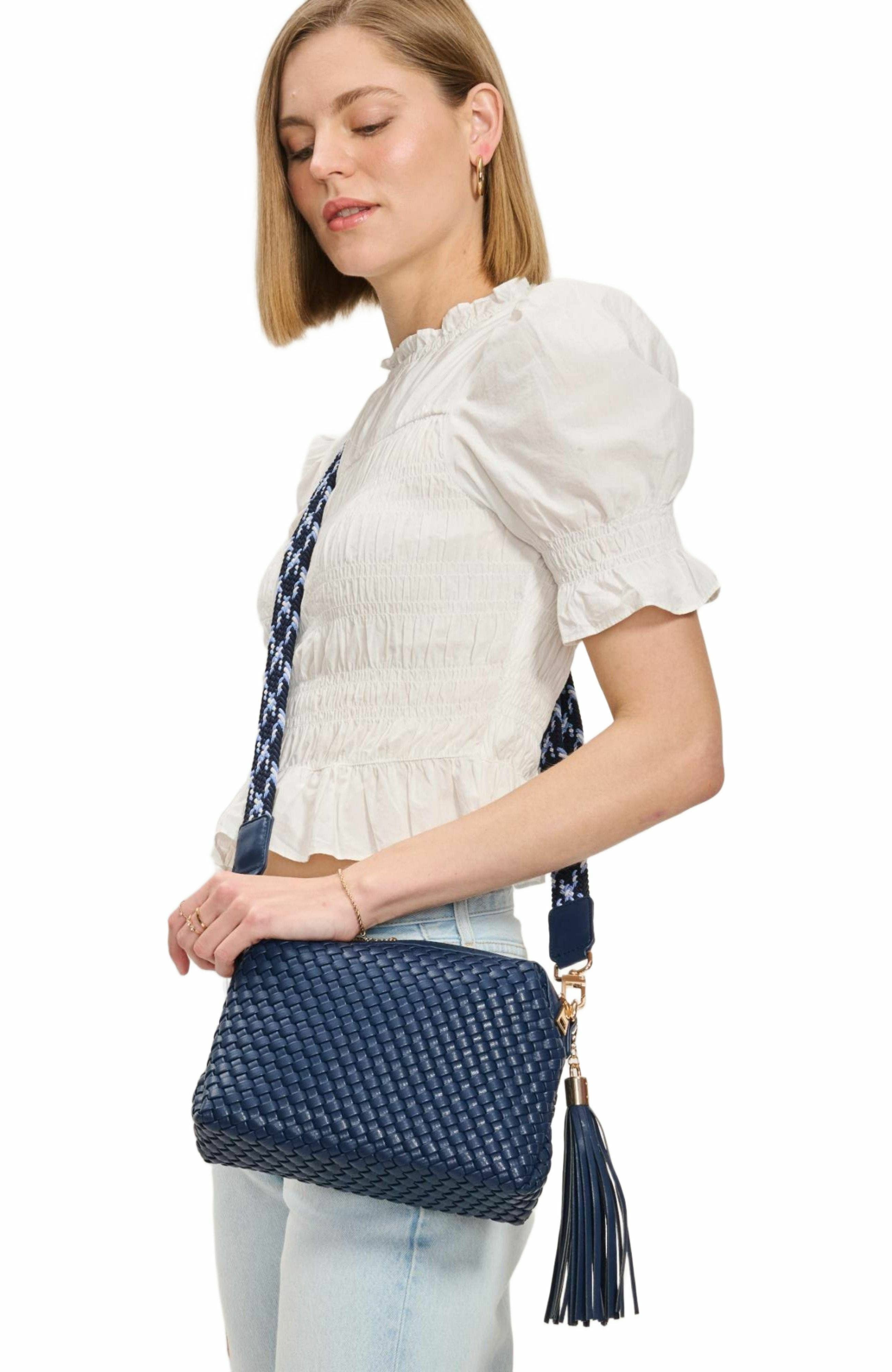 Roxana Crossbody, Alternate, color, Navy