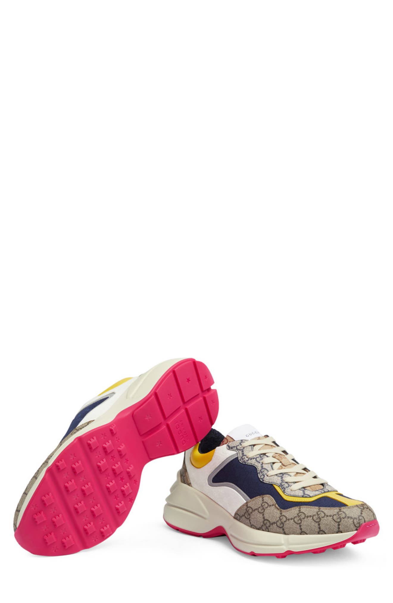 Gucci Rhyton GG Sneaker, Alternate, color, 