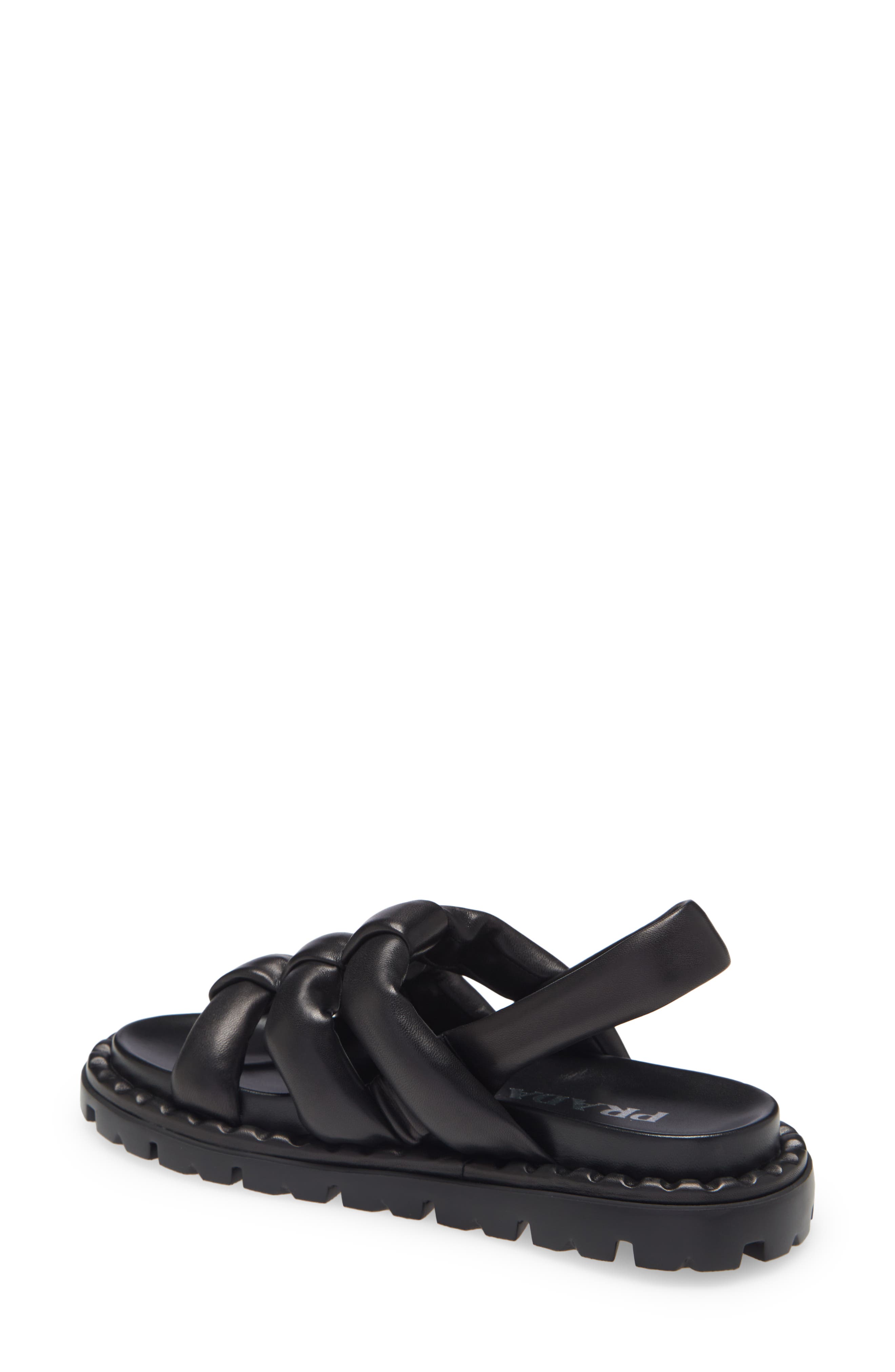 Prada Strappy Slingback Sandal, Alternate, color, 