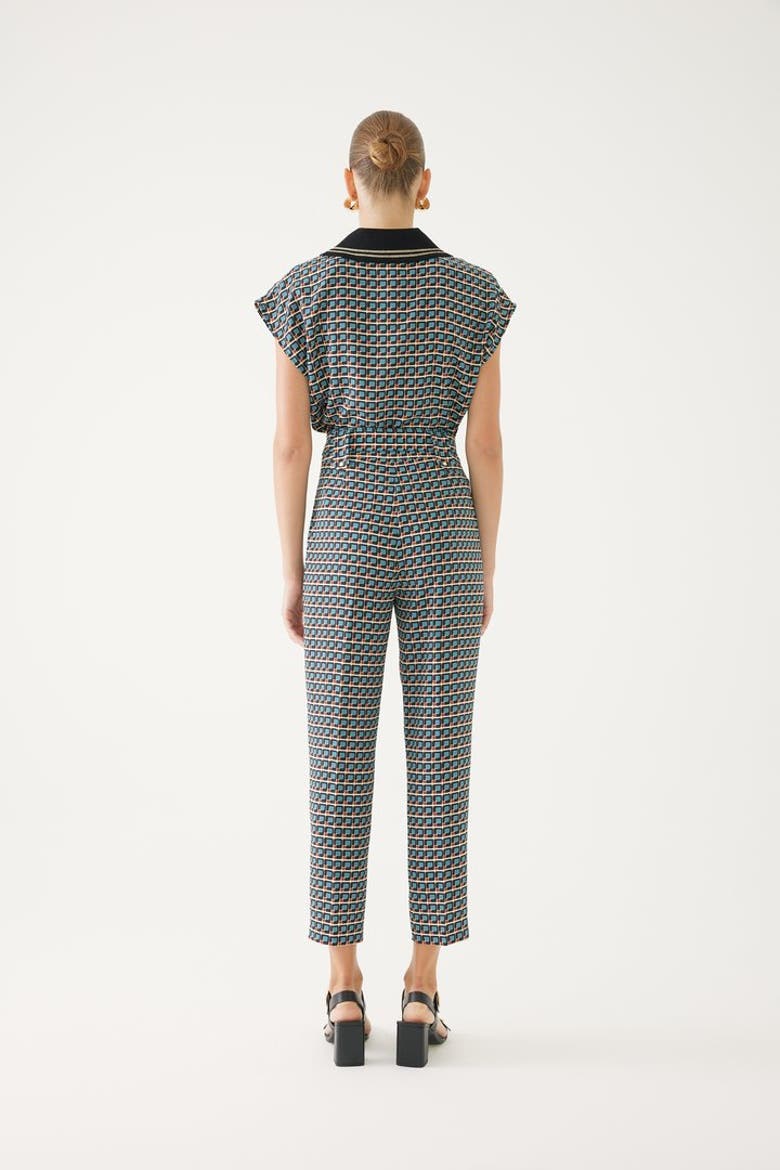 Mixed Print Ankle Length Pants, Alternate, color, MULTICOLOR