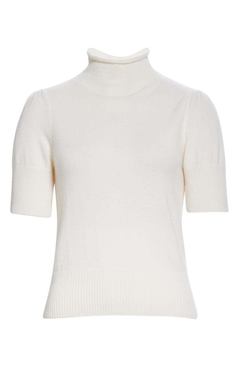 Cinq à Sept Annabelle Short Sleeve Cashmere Sweater, Alternate, color, 